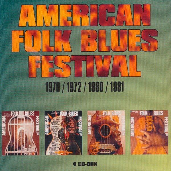 V.A.: American Folk Blues Festival 1970 / 1972 / 1980 / 1981 (4-CD-Box)